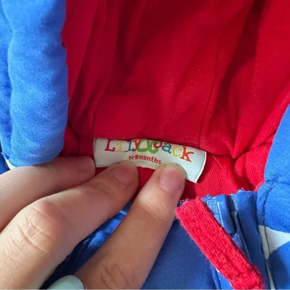 Vintage Blue Star Lily & Jack Newborn Baby Bunting - Picture 8 of 8